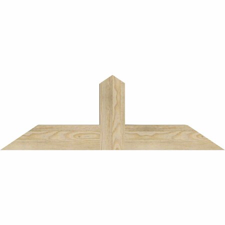 Ekena Millwork Portland Rough Sawn Timber Gable Bracket, Douglas Fir, 36"W x 12"H x 4"D x 4"F, 8/12 Pitch GBW036X12X0404POR00RDF